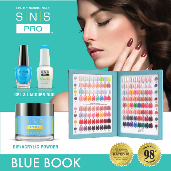 SNS Pro Blue Book Collection 144 Colors