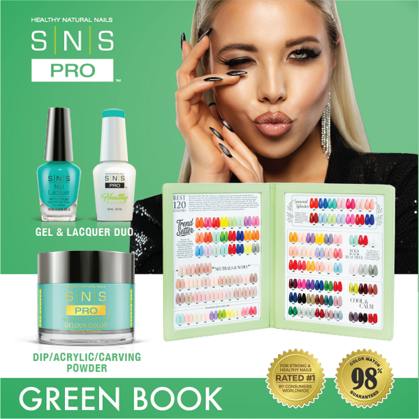 SNS Pro Green Book Collection 120 Colors