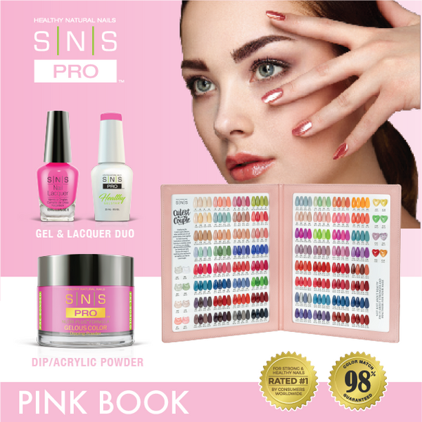 SNS Pro Pink Book Collection 144 Colors
