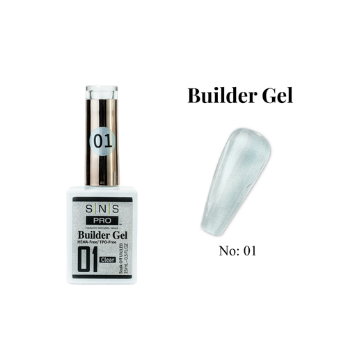 SNS Builder Gel In The Bottle - 01 - HEMA-Free/TPO-Free - 0.5oz