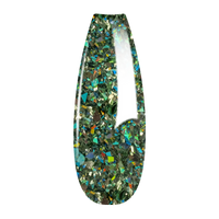 Ombre Glitter Nail Art - Green Colors - GO01