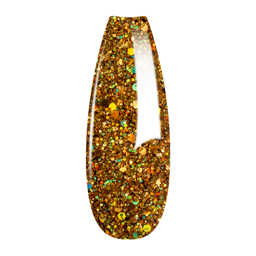 Ombre Glitter Nail Art - Yellow Colors - GO02
