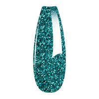 French Glitter Nail Art - Turquoise Colors - GF09