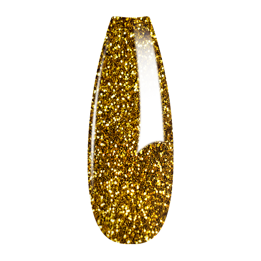 French Glitter Nail Art - Gold Colors - GF11