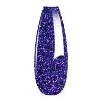 French Glitter Nail Art - Dark Purple Colors - FG12