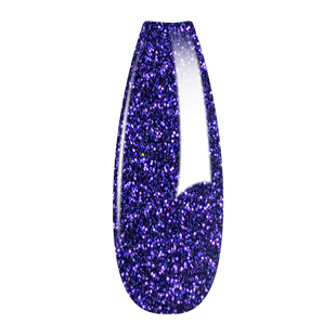 French Glitter Nail Art - Dark Purple Colors - FG12