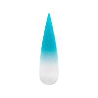 Air Ombre Spray Powder Nails - Blue Turquoise Aqua Colors - AO123