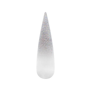 Air Ombre Spray Powder Nails - Metallic Silver Colors - AO133