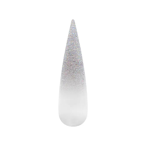 Air Ombre Spray Powder Nails - Metallic Silver Colors - AO133