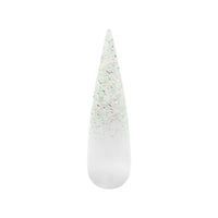 Air Ombre Spray Powder Nails - Metallic Silver Colors - AO153