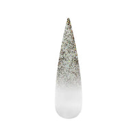 Air Ombre Spray Powder Nails - Metallic Silver Colors - AO168
