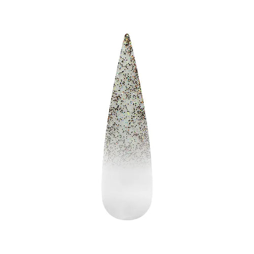 Air Ombre Spray Powder Nails - Metallic Silver Colors - AO168