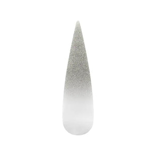 Air Ombre Spray Powder Nails - Metallic Silver Colors - AO169