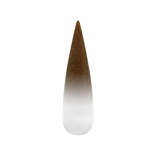 Air Ombre Spray Powder Nails -Brown Gold Colors - AO036