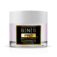 SNS 5-in-1 Pink & White Powder 2oz - Clear Pink 3