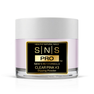 SNS 5-in-1 Pink & White Powder 2oz - Clear Pink 3