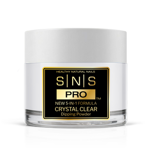 SNS 5-in-1 Pink & White Powder 2oz - Crystal Sheer