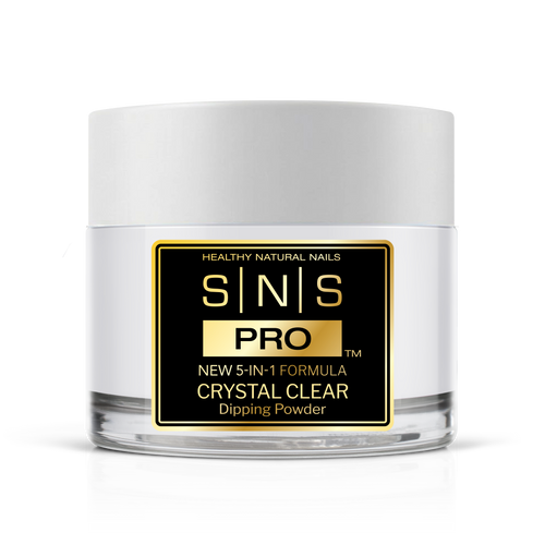 SNS 5-in-1 Pink & White Powder 2oz - Crystal Sheer