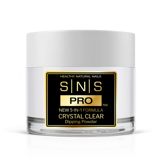 SNS 5-in-1 Pink & White Powder 2oz - Crystal Sheer