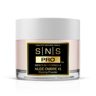 SNS 5-in-1 Pink & White Powder 2oz - Nude Ombre 1