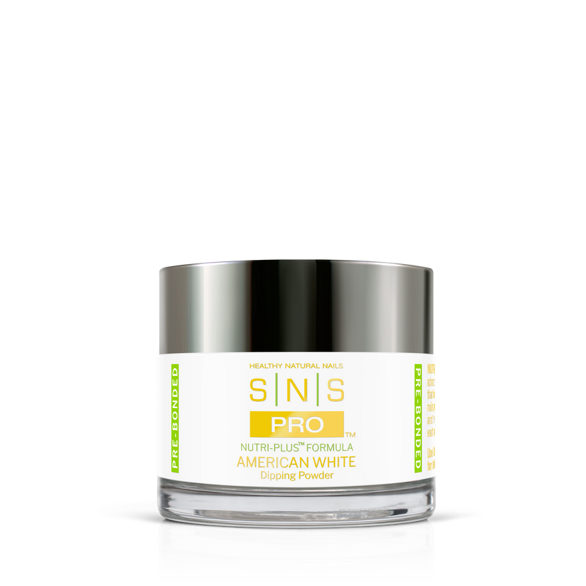 SNS American White Dipping Powder Pink & White