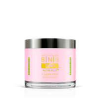 SNS Dark Pink Dipping Powder Pink & White