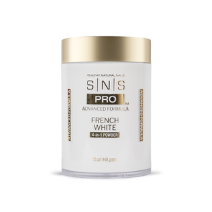 SNS 4-in-1 Pink & White Powder 16oz - French White