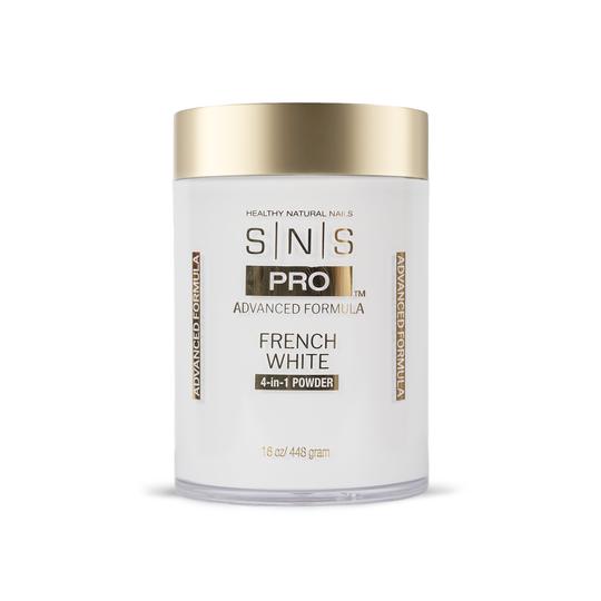 SNS 4-in-1 Pink & White Powder 16oz - French White