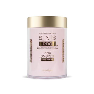 SNS 4-in-1 Pink & White Powder 16oz - Pink Ombre 3