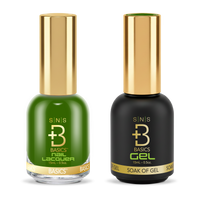 SNS Pro - Yellow Green Book Collection - Gel & Lacquer Duo - #077