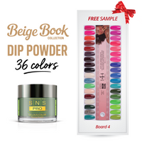 SNS Pro - Beige Book Collection - Dipping Powder - 36  Colors Bundle - Board 4