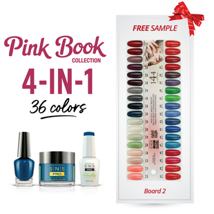 SNS Pro - Pink Book Collection - 4in1 - 36  Colors Bundle - Board 2
