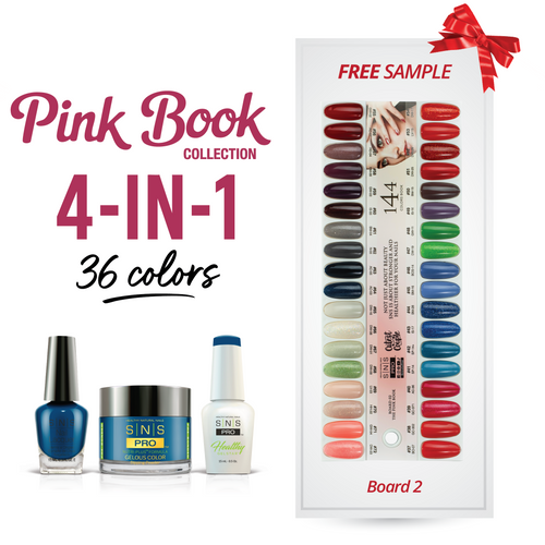 SNS Pro - Pink Book Collection - 4in1 - 36  Colors Bundle - Board 2