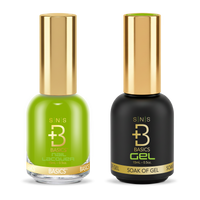 SNS Pro - Yellow Green Book Collection - Gel & Lacquer Duo - #023