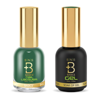 SNS Pro - Yellow Green Book Collection - Gel & Lacquer Duo - #096