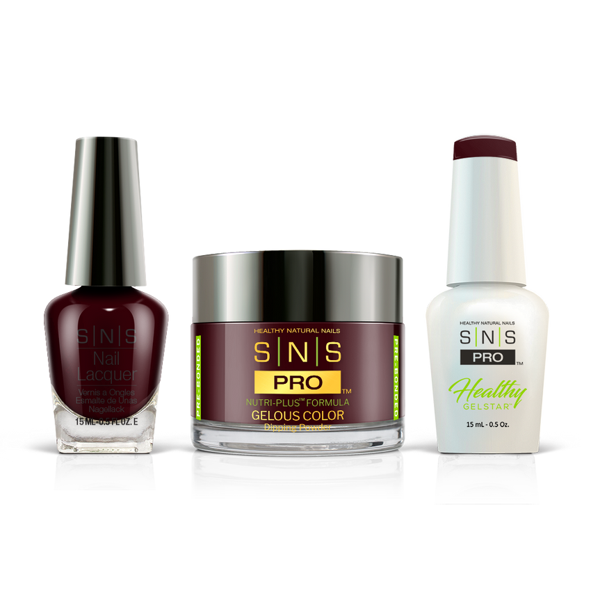 SNS Pro - Burgundy Book Collection - 3in1 - #060