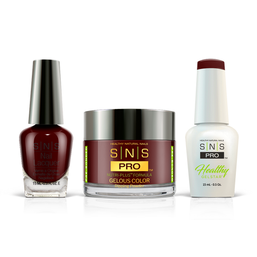 SNS Pro - Burgundy Book Collection - 3in1 - #047