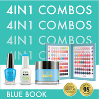 SNS Pro - Blue Book Collection - 4in1 - 144 Colors Bundle