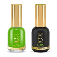 SNS Pro - Yellow Green Book Collection - Gel & Lacquer Duo - #054