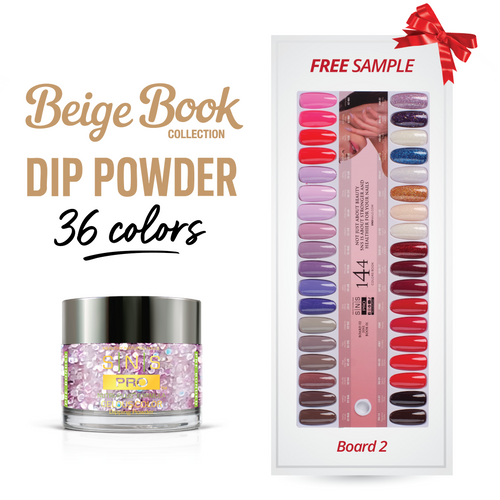 SNS Pro - Beige Book Collection - Dipping Powder - 36  Colors Bundle - Board 2