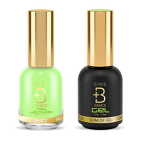 SNS Pro - Yellow Green Book Collection - Gel & Lacquer Duo - #058