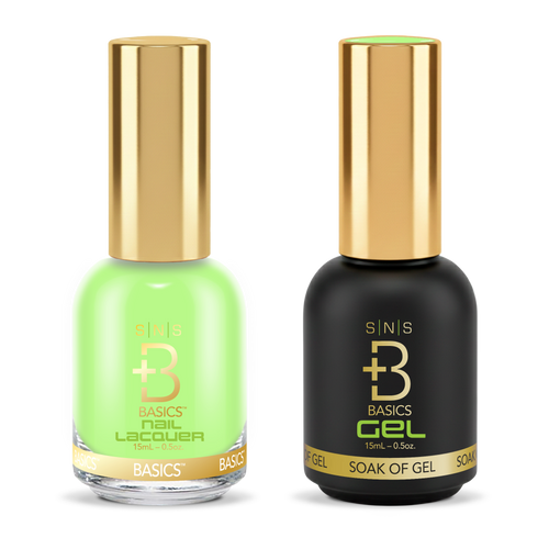 SNS Pro - Yellow Green Book Collection - Gel & Lacquer Duo - #058