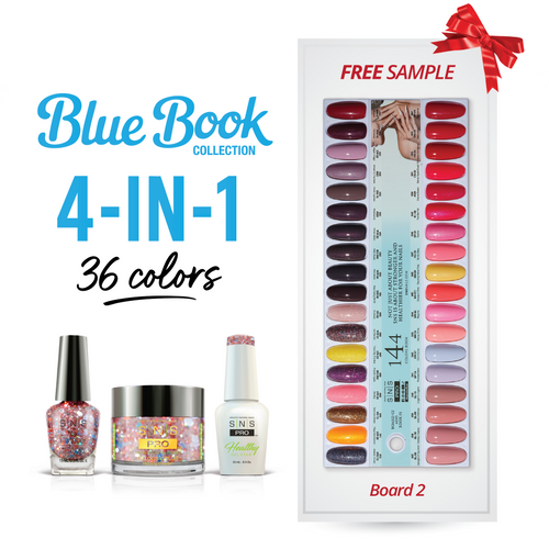SNS Pro - Blue Book Collection - 4in1 - 36  Colors Bundle - Board 2