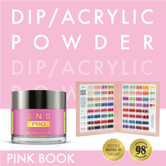 SNS Pro - Pink Book Collection - Dip/Acrylic Powder  - 144 Colors Bundle
