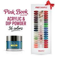 SNS Pro - Pink Book Collection - Dip/Acrylic Powder - 36  Colors Bundle - Board 2