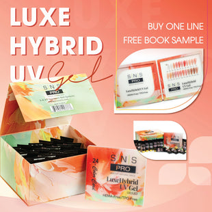 SNS LuxeHybrid UV Gel - Set 24 Colors - 60ml